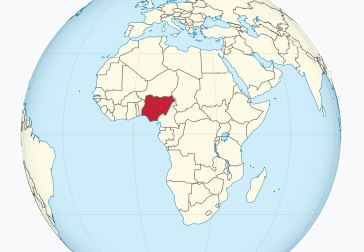 Weihnachtskarte Nigeria